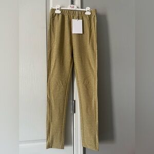 Repose AMS gold sparkle Leggings NWT!!